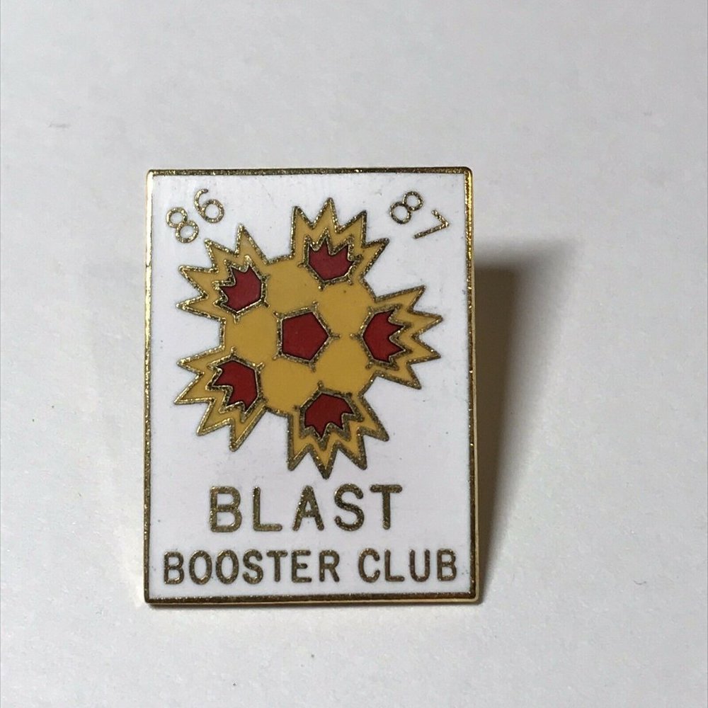Vtg 1986 - 1987 MISL Baltimore Blast Booster Club